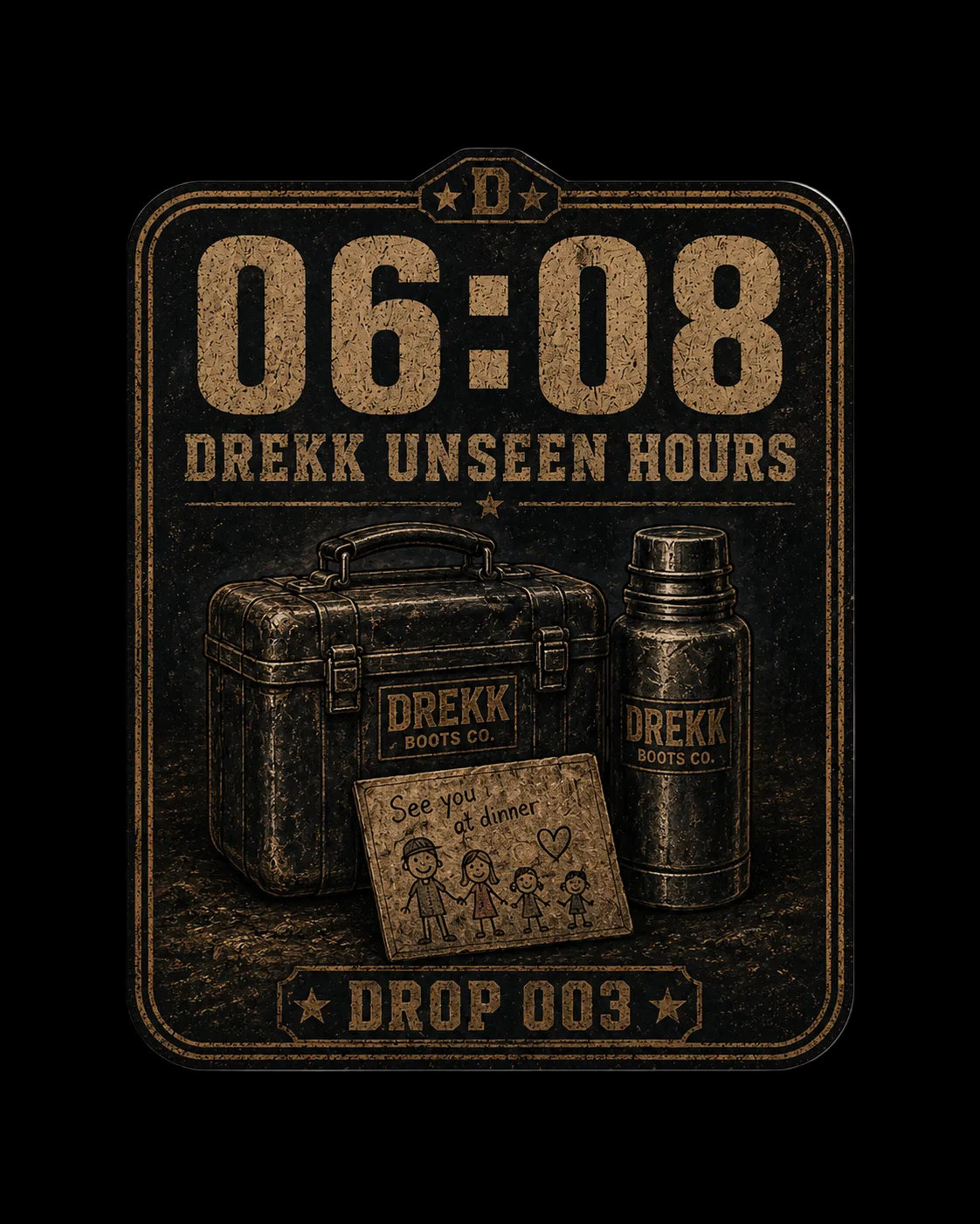 6:08 P.M. Missed Dinner Graphic T-Shirt | DREKK™
