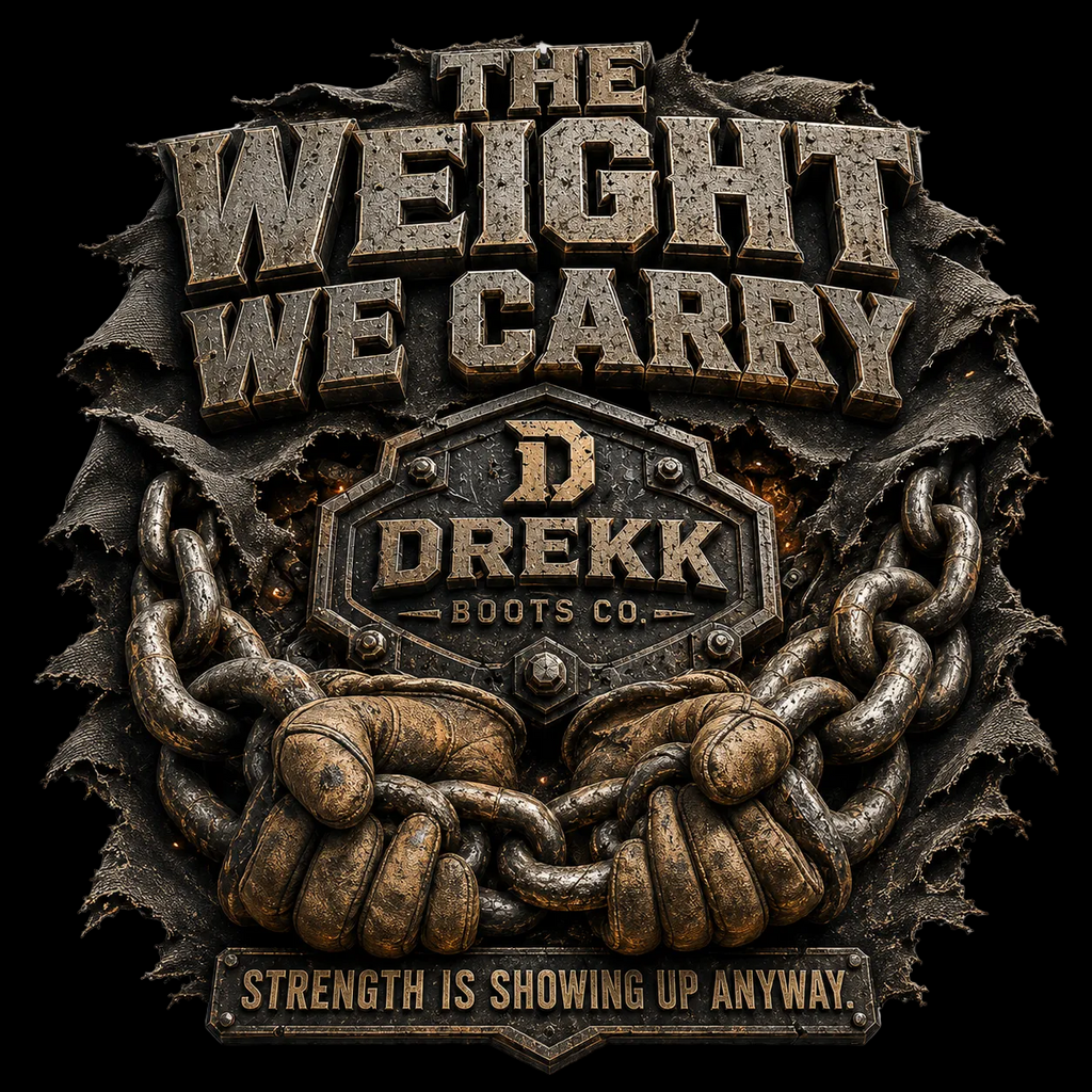 Men’s The Weight We Carry 3D-Effect Graphic T-Shirt | DREKK™