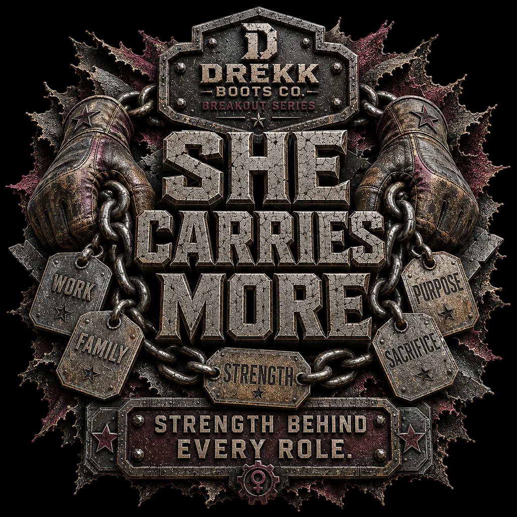 Women’s She Carries More 3D-Effect Graphic T-Shirt | DREKK™