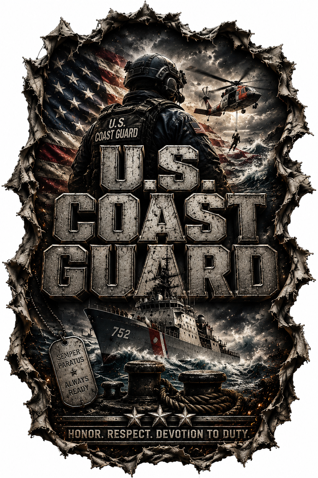 Stormline Guardian Military Graphic T-Shirt | DREKK™